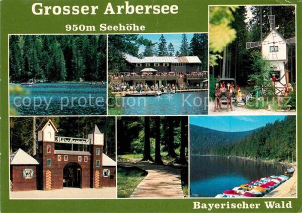 Arbersee Mühle Seepartie