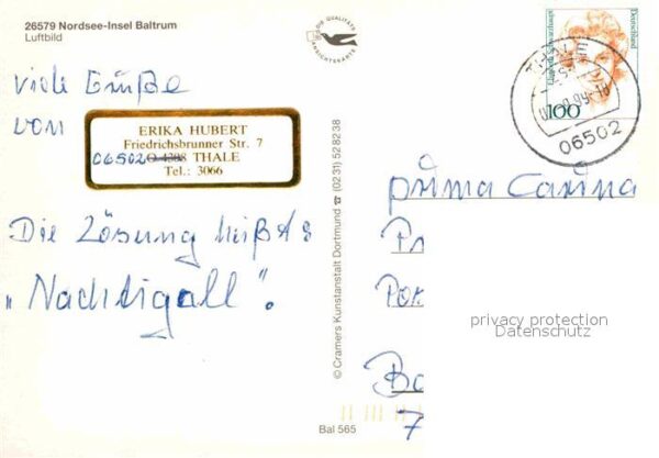 Baltrum Nordseebad Fliegeraufnahme – Bild 2