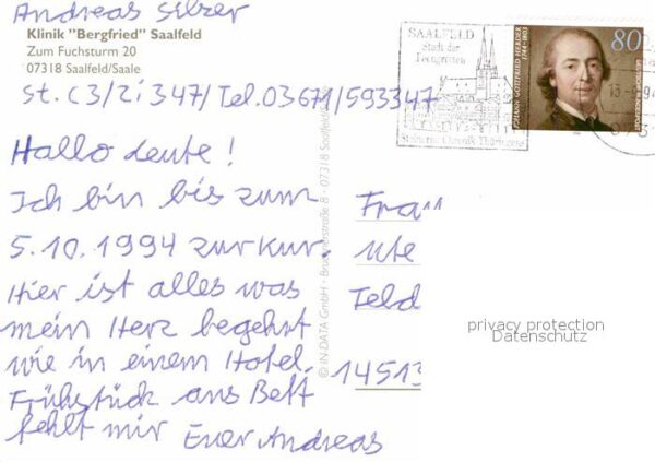 Saalfeld Saale Klinik Bergfried – Bild 2