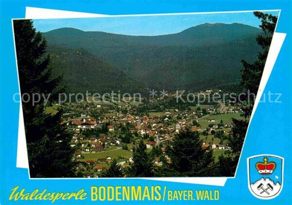 Bodenmais Fliegeraufnahme Herz des Bayerischen Wa