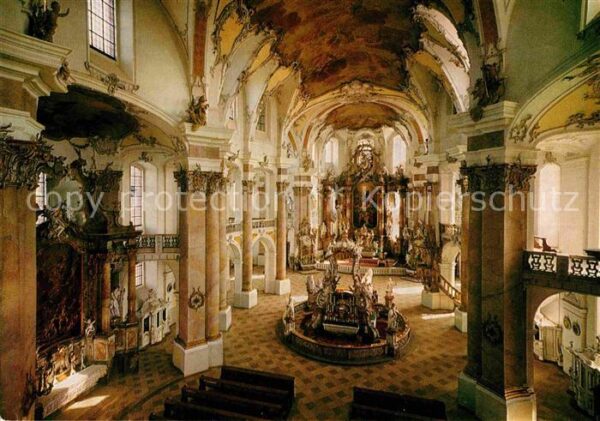 Vierzehnheiligen Wallfahrtskirche Basilika erbaut von Ba