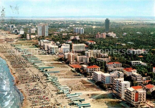 Milano Marittima Fliegeraufnahme Strand Hotels