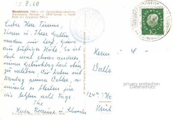 Wendelstein Berg Sonnenobservatorium Sternwarte Sendetur – Bild 2