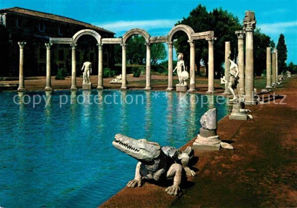 Tivoli Villa Adriana Säulengang des Kanopus