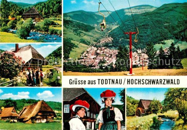 Todtnau Trancht Sessellift Bauernhäuser Wasserm