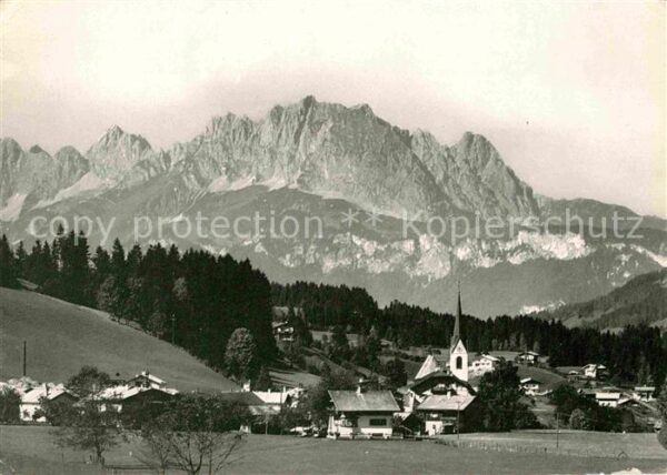 Fieberbrunn Tirol mit Wildem Kaiser