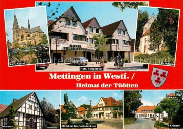 Mettingen Westfalen Heimat der Tüötten Hotel-Felsemeyer Kni