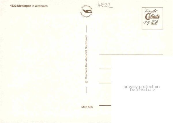 Mettingen Westfalen Heimat der Tüötten Hotel-Felsemeyer Kni – Bild 2