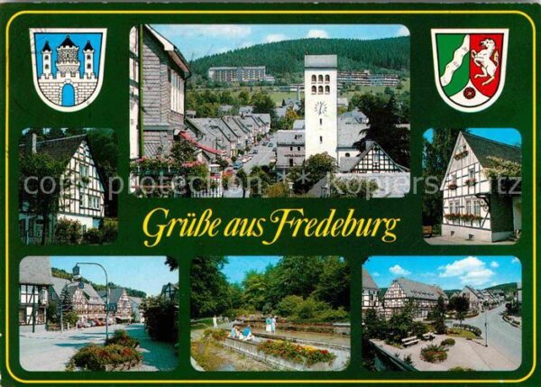 Fredeburg Schmallenberg Fachwerkh?user Glockenturm