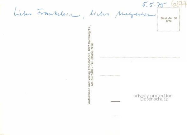 Camberg Bad Amtshof Kurpark Kurklinik Pitzer – Bild 2