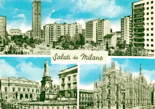 Milano Dom Strassenpartie Denkmal