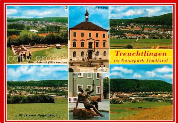 Treuchtlingen Römischer Gutshof Brunne Rathaus Blick