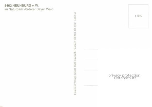 Neunburg Wald Brunnen Burg Ortspartien – Bild 2