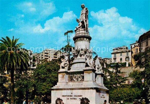 Genova Genua Liguria Monumento a C. Colombo