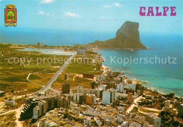 Calpe Fliegeraufnahme