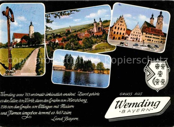 Wemding Waldsee Wallfahrtskirche Total Marktpla