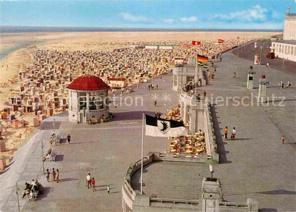 Borkum Strand Promenade Kurwandelhalle