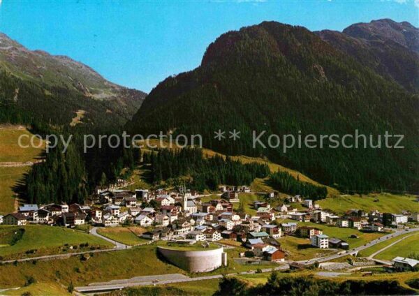 Ischgl Fliegeraufnahme Silvretta Hochalpenstra
