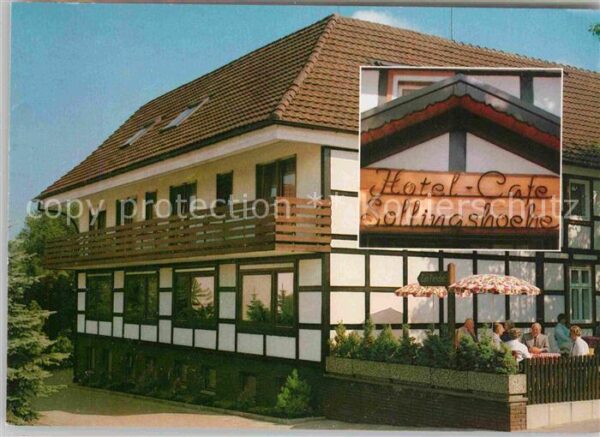 Holzminden Weser Klappkarte Hotel Cafe Sollingshöhe
