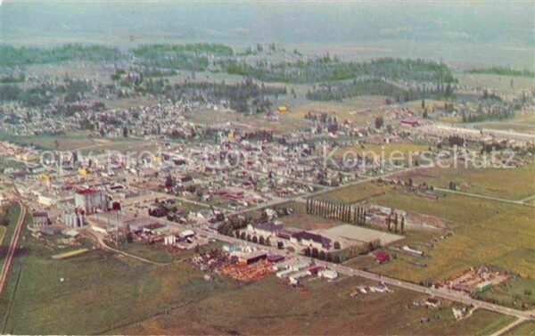 Cloverdale British Columbia Aerial view