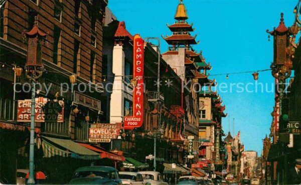 San Francisco California Grant Avenue Chinatown