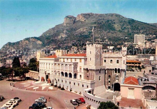 Monaco Vue d_ensemble du Palais Princier