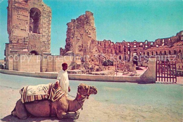 El Jem Amphitheatre Romain Römisches Amphithea