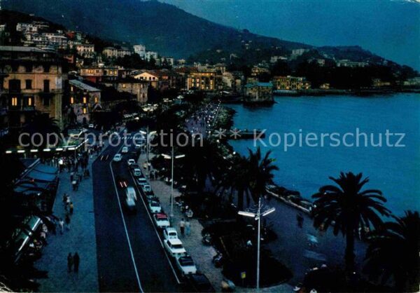 Rapallo Notturno Nachtaufnahme