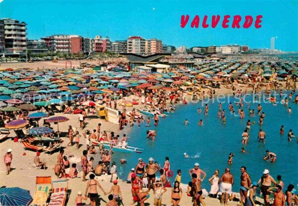 Valverde di Cesenatico Panorama della Spiaggia Strand