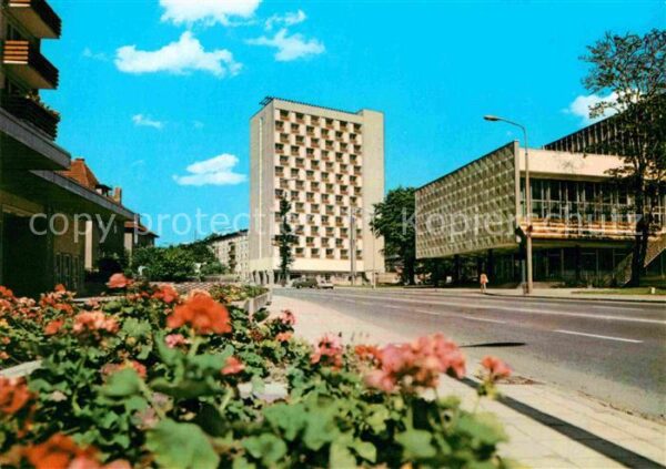 Suhl Thueringer Wald Wilhelm Pieck Strasse Hochhaus