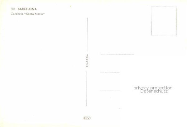Barcelona Cataluna Carabela Santa Maria Rekonstrukion Flag – Bild 2