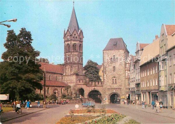 Eisenach Thueringen Nikolaikirche Nikolaitor Wartburgstadt