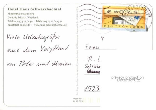 Erlbach Vogtland Hotel Haus Schwarzbachtal Badesteg – Bild 2