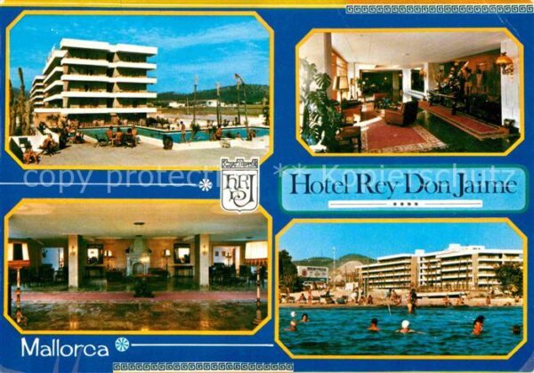 Santa Ponsa Mallorca Islas Baleares Hotel Rey Don Jaime Swimming Pool Stran
