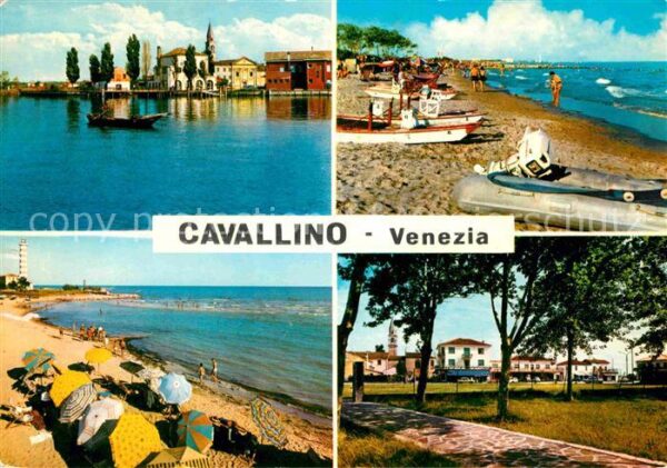 Cavallino Venezia Piazza Spiaggia Faro Centro Strand Leuc