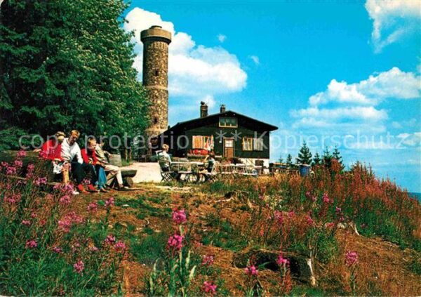 Herzberg Harz Wanderhütte Grosser Knollen Aussichstur