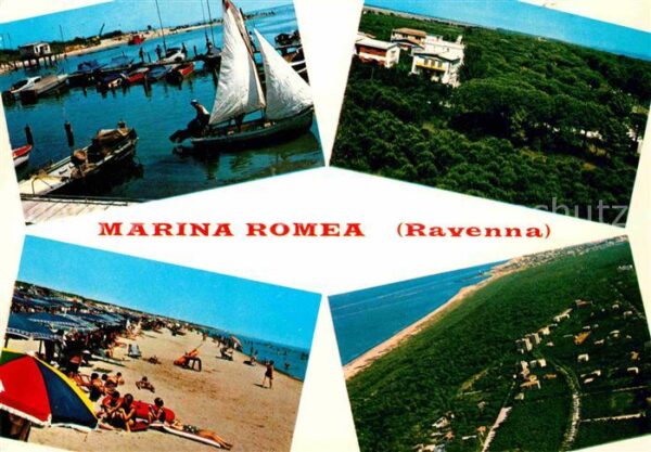 Marina Romea Hafen Strand Fliegeraufnahme