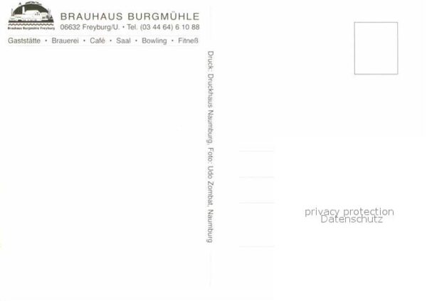 Freyburg Unstrut Brauhaus Burgmühle – Bild 2