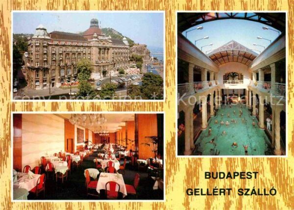 Budapest Hotel Gellert Restaurant Hallenbad