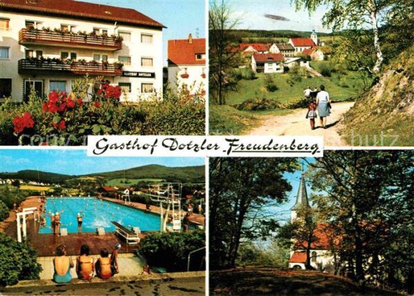 Freudenberg Oberpfalz Gasthof Dotzler Wandern Freibad Kirche