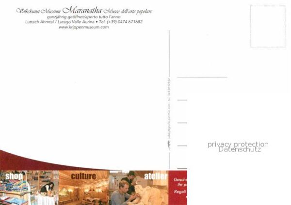Luttach Ahrntal Suedtirol Volkskunstmuseum Maranatha Museo dei pr – Bild 2