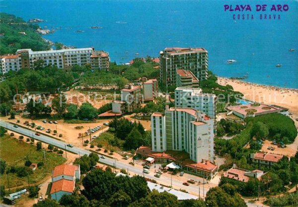 Playa de Aro Cataluna Hotels Strand Fliegeraufnahme