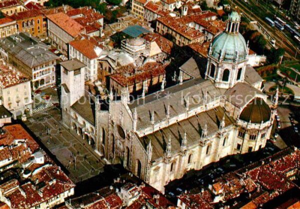 Como Lago di Como Duomo visto dall aereo Dom Fliegeraufna