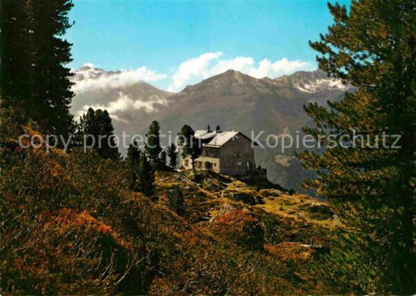 Bielefelder Huette Berghaus Ötztaler Alpen
