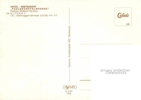 Altena Lenne Hotel Restaurant Fuelbecketalsperre – Bild 2