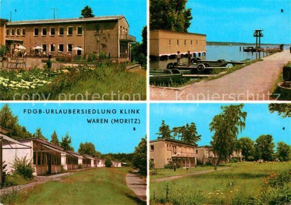 Klink Waren FDGB Urlaubersiedlung an der Müritz Mec
