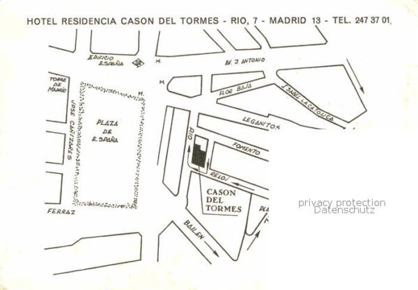 Madrid Spain Hotel Residencia Cason del Tormes Palac – Bild 2