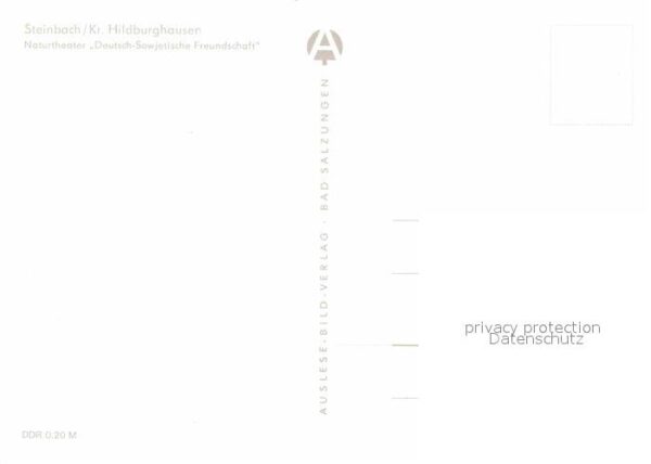 Steinbach Hildburghausen Naturtheater Deutsch Sowjetische Freund – Bild 2