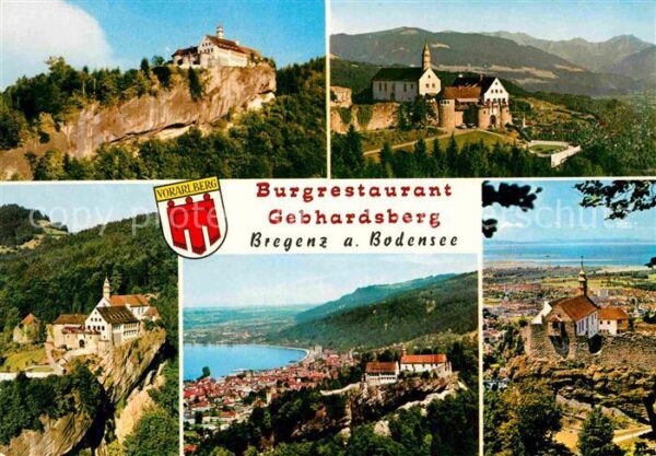 Bregenz Vorarlberg Burgrestaurant Gebhardsberg Bodensee Al