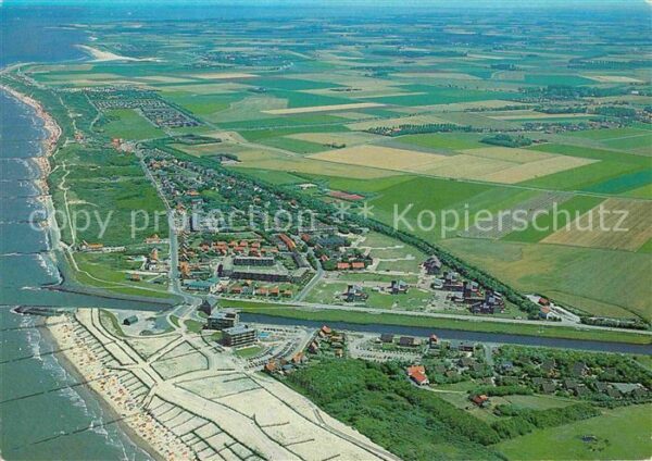 Cadzand Zeeland Fliegeraufnahme